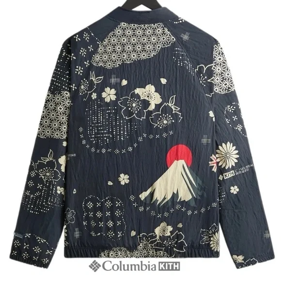 Kith Columbia NSE Reversible Nocturnal  Montsuki Jacket size Large In hand - Picture 4 of 15